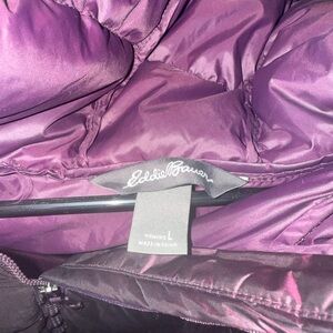 Eddie Bauer Deep Purple Puffer Jacket
